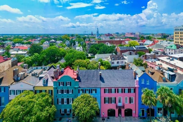 Rainbow Row Charleston Homes