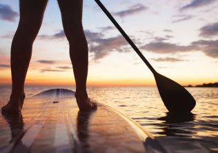 SUP paddle board water sports