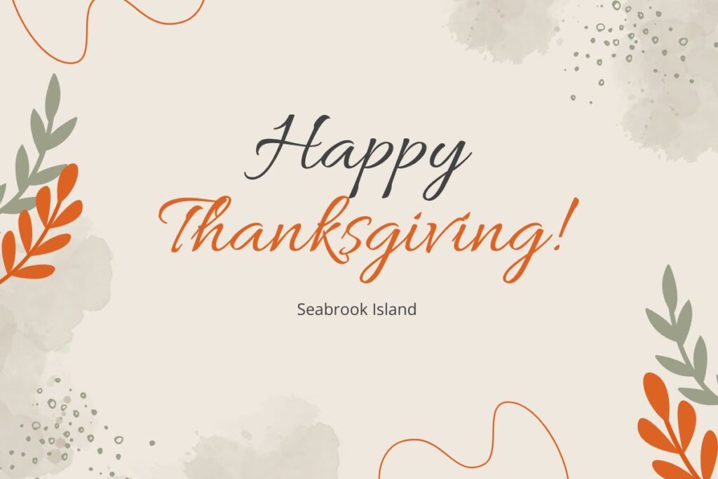 Thanksgiving on Seabrook Island