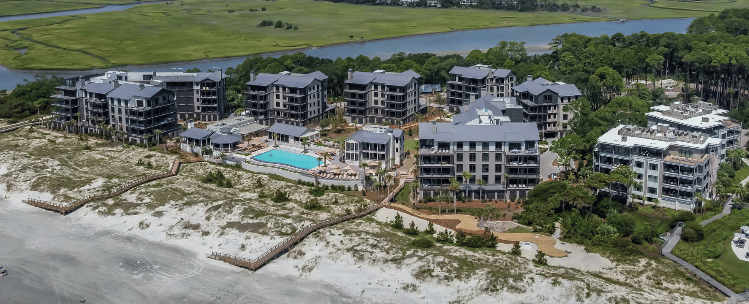 Aerial view of the Cape Kiawah Island