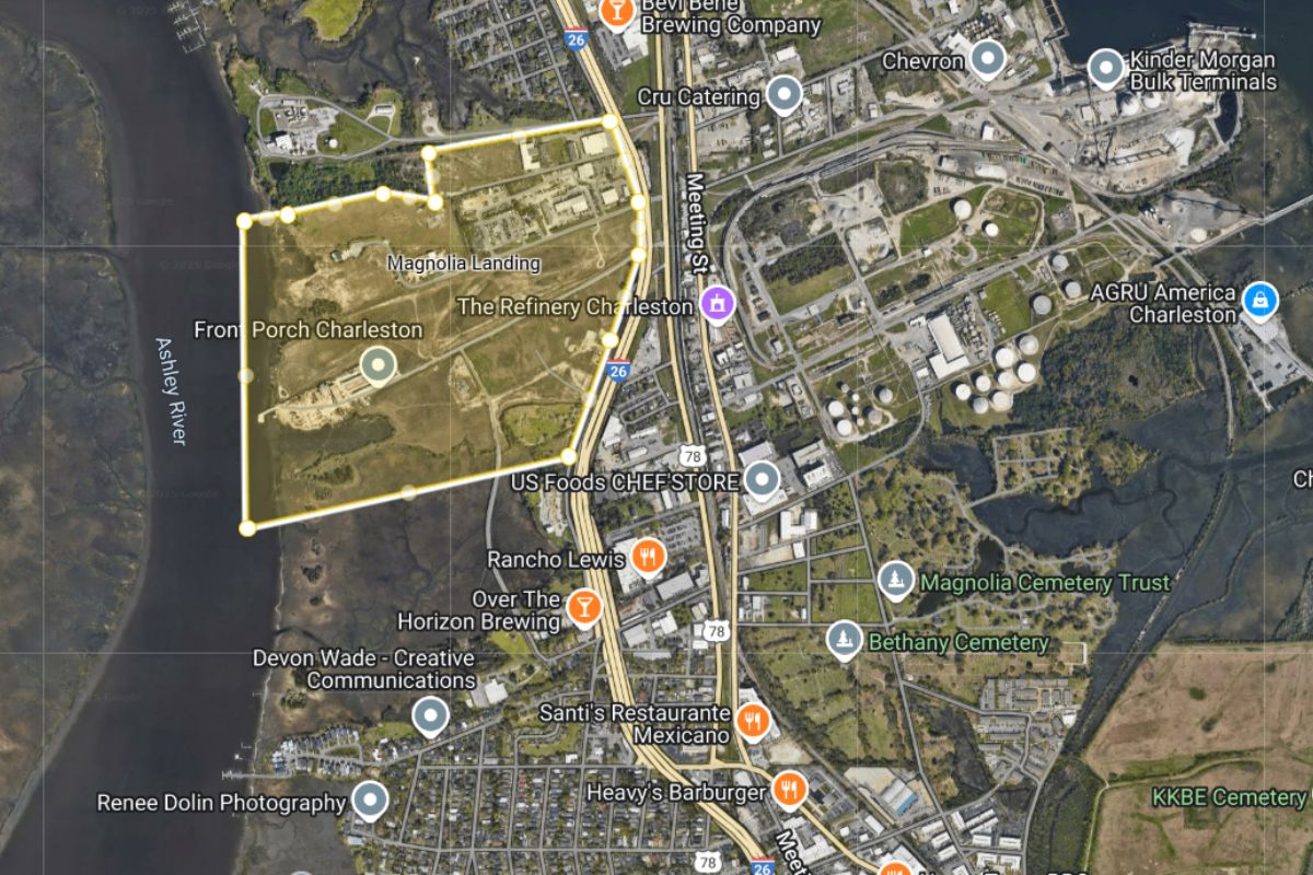 Map of Magnolia Landing Community Charleston