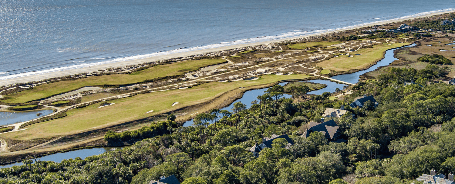 Aerial view of Kiawah Island