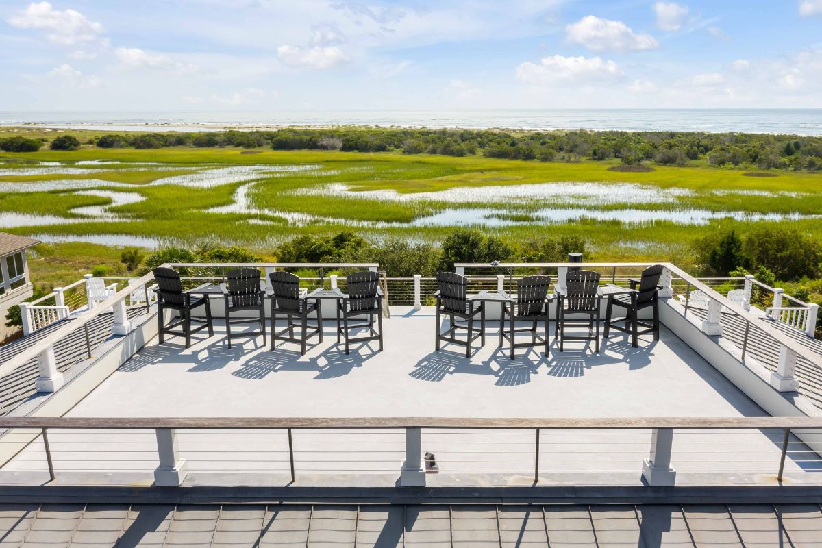 Seabrook Island real estate view of beachfront properties