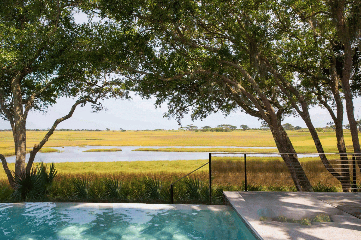 Marsh House Pool Kiawah Island